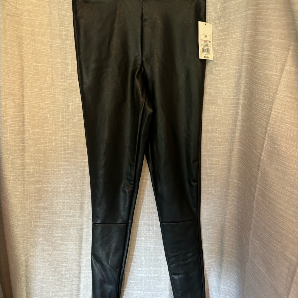 Target Black Faux Leather Pants